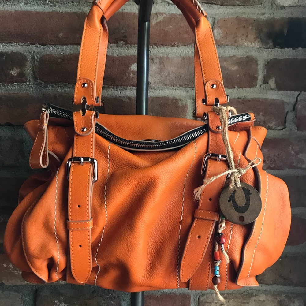 True Religion Orange Purse